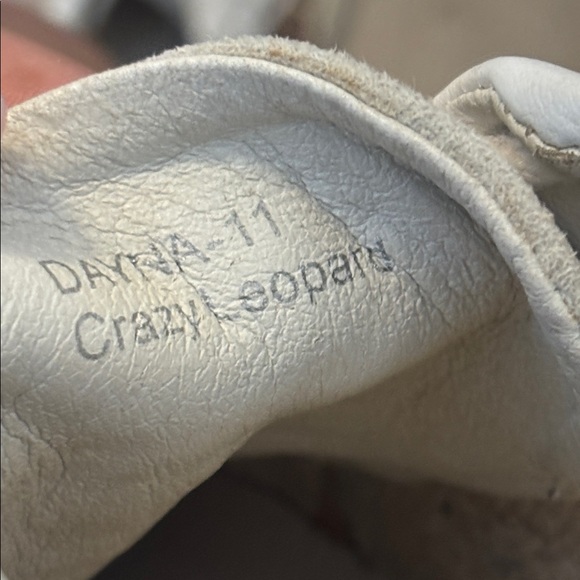 Vintage Havana Leather Leopard Print Women's Sneakers Sz 11 Dayna Crazy Leopard - Picture 7 of 8